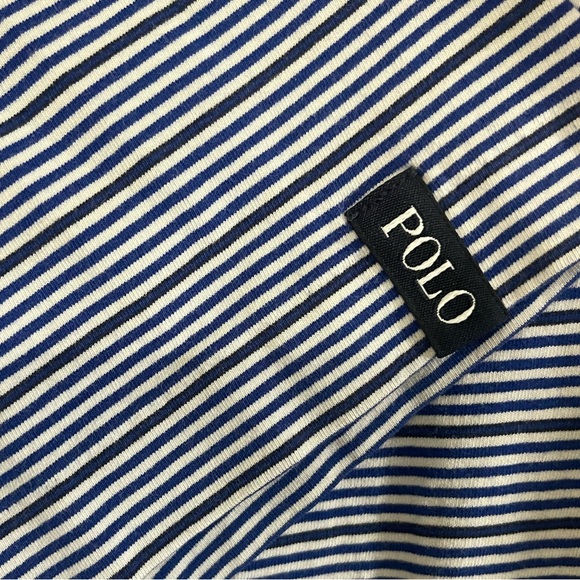 Polo Golf Ralph Lauren Men’s Large Blue Striped Polo - Picture 5 of 7